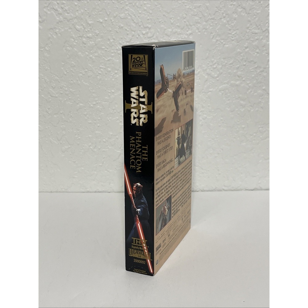 Star Wars Episode I The Phantom Menace VHS THX Digitally Mastered 1999 - Picture 3 of 7